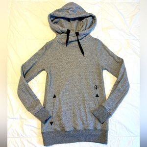 Women’s Volcom tunic-length hoodie-XS